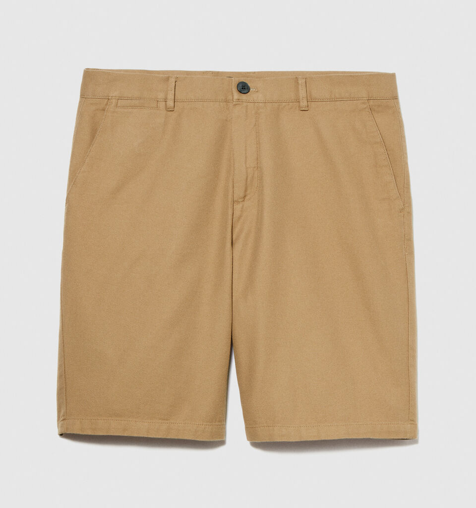 Slim comfort fit bermudas - men's shorts - Camel | Sisley image number 6